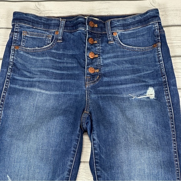 Madewell 10" High-Rise Skinny:Button Front Edition - Picture 5 of 14